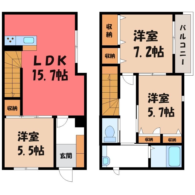 【間取】　図面と現状に相違がある場合には現状を優先